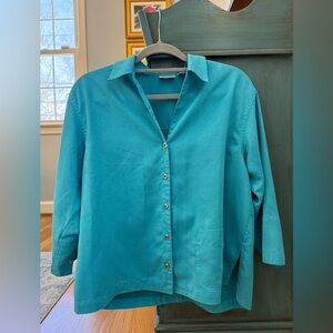 Chico's Vibrant Blue Blouse